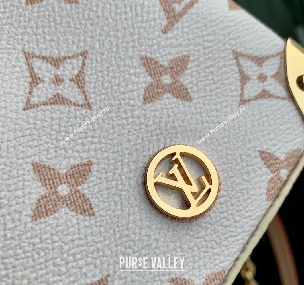 Louis Vuitton Neo Purse Mini Bag in Monogram Canvas White/Nude M83227 2024 (KI-240311107)