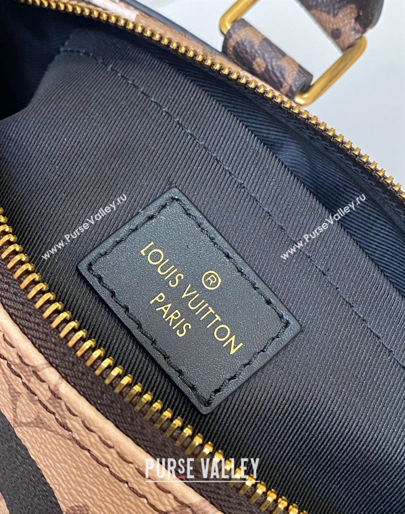 Louis Vuitton Keepall Bandouliere 25 Bag in FACE Monogram Canvas M46678 Brown 2024 (KI-240311118)