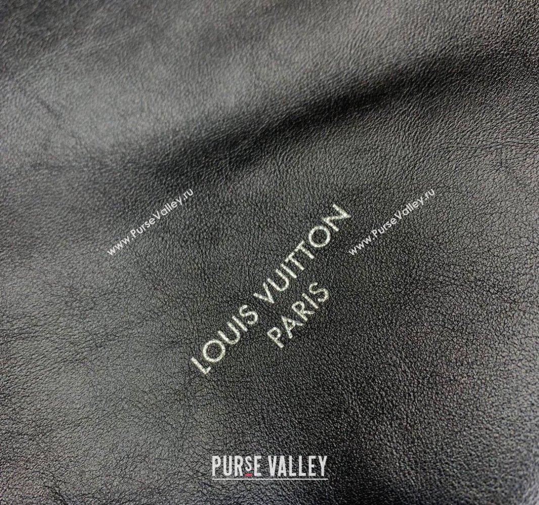 Louis Vuitton CarryAll Dark MM bag in Black Lambskin M25143 2024 Pre-Order Now 2024 (KI-240311120)