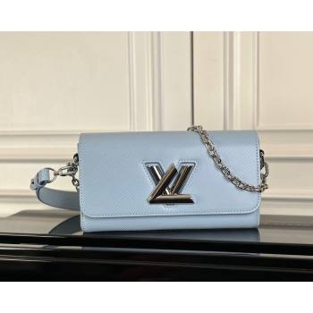 Louis Vuitton Twist West Bag in Epi Leather M24566 Candy Blue 2024 (KI-240311092)