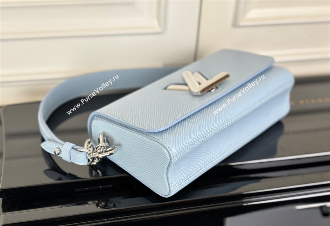 Louis Vuitton Twist West Bag in Epi Leather M24566 Candy Blue 2024 (KI-240311092)