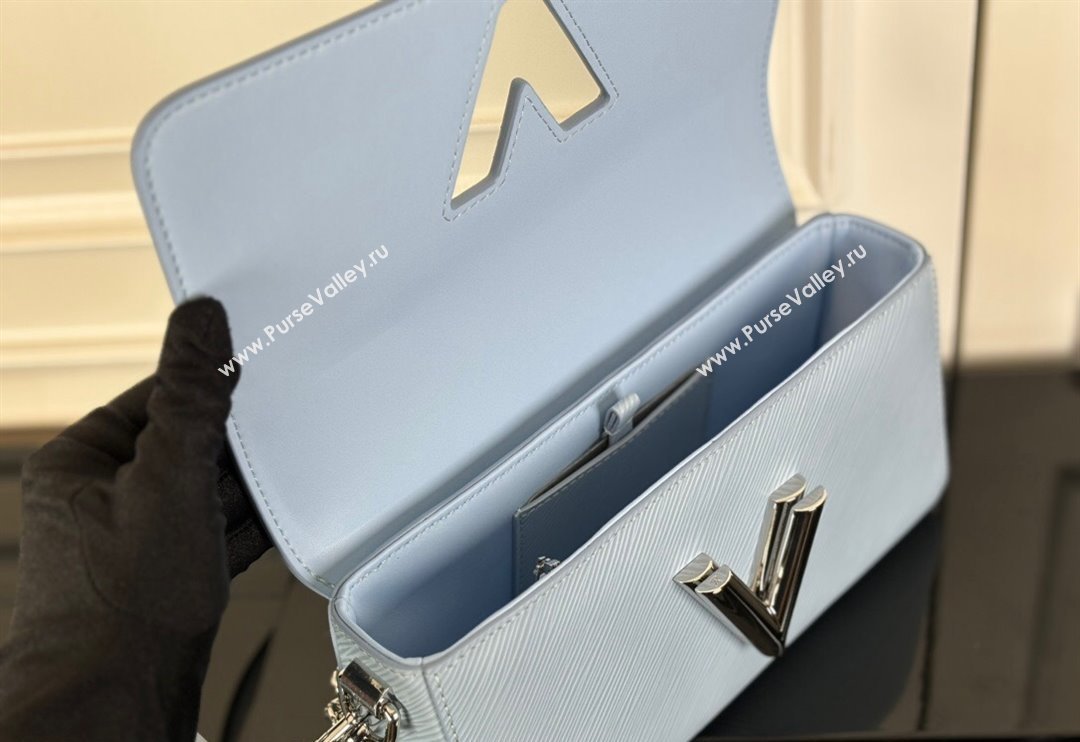 Louis Vuitton Twist West Bag in Epi Leather M24566 Candy Blue 2024 (KI-240311092)