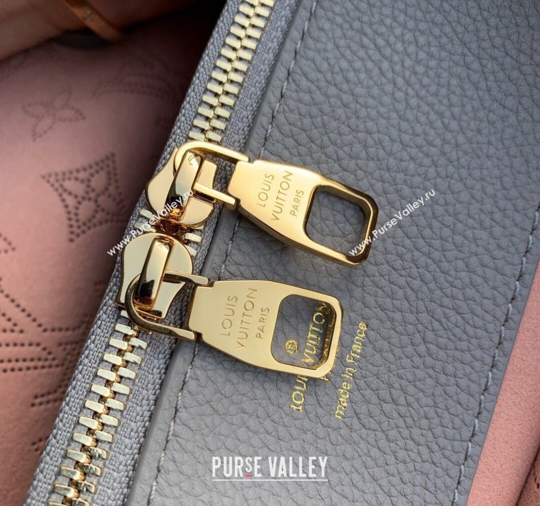 Louis Vuitton Bella Tote Bag in Mahina Perforated Calfskin M23395 Grey 2024 (KI-240413040)