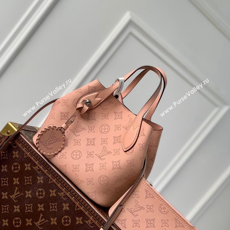 Louis Vuitton Blossom PM Tote Bag in Mahina Perforated Calfskin M23196 Pink 2024 (KI-240413042)