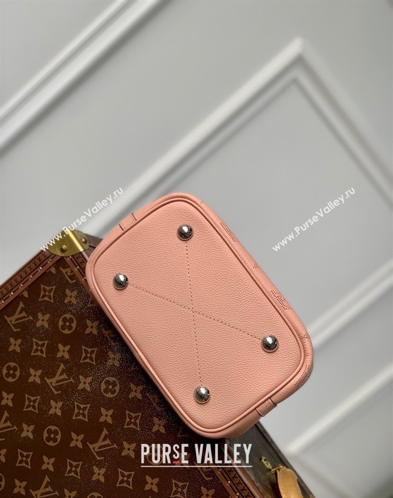 Louis Vuitton Blossom PM Tote Bag in Mahina Perforated Calfskin M23196 Pink 2024 (KI-240413042)