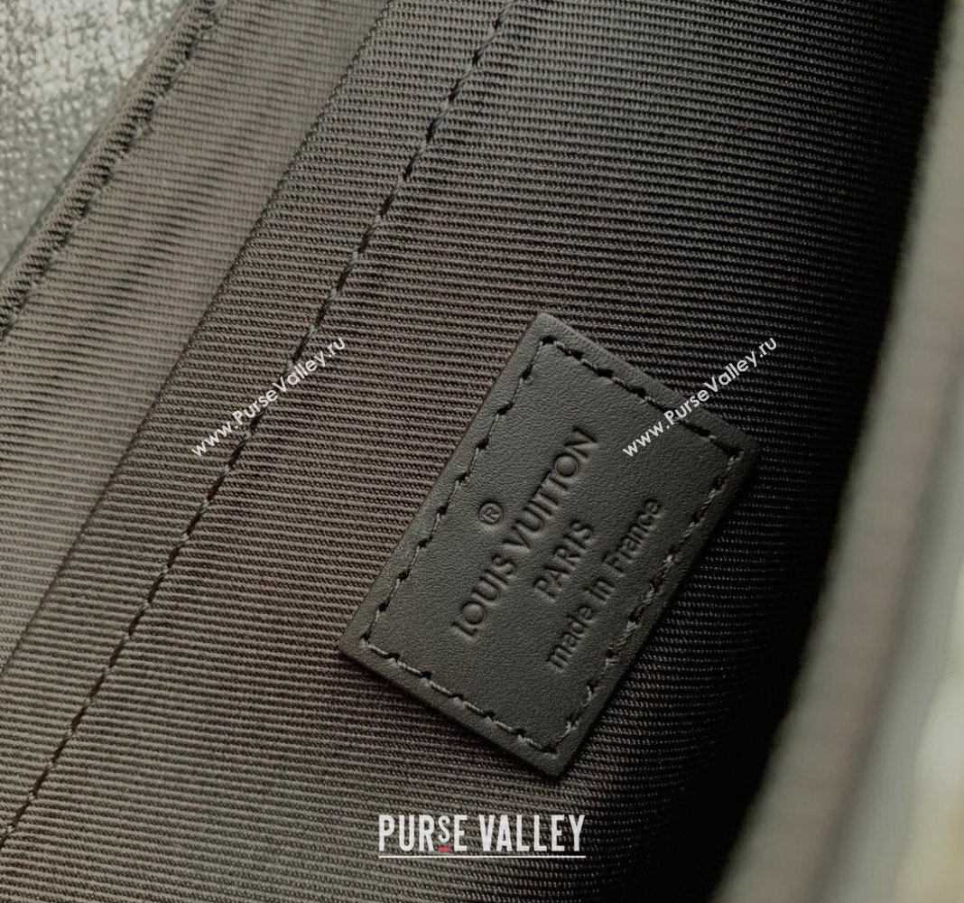 Louis Vuitton Mens Steamer PM Messenger bag Monogram Eclipse Canvas M46953 Black 2024 (KI-240413047)