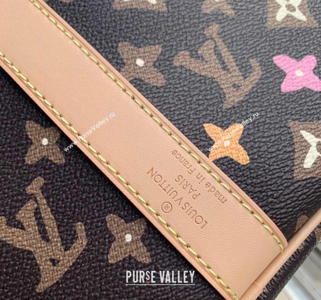 Louis Vuitton Keepall Bandouliere 50 Travel Bag in Monogram Craggy Canvas M24901 Chocolate Brown 2024 (KI-240412062)