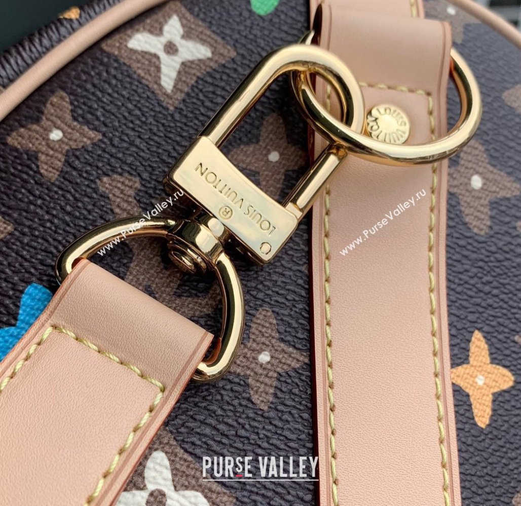 Louis Vuitton Keepall Bandouliere 50 Travel Bag in Monogram Craggy Canvas M24901 Chocolate Brown 2024 (KI-240412062)