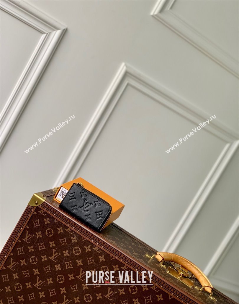 Louis Vuitton Noa Key Holder Pouch in Black Monogram Leather M83612 2024 (KI-240412034)