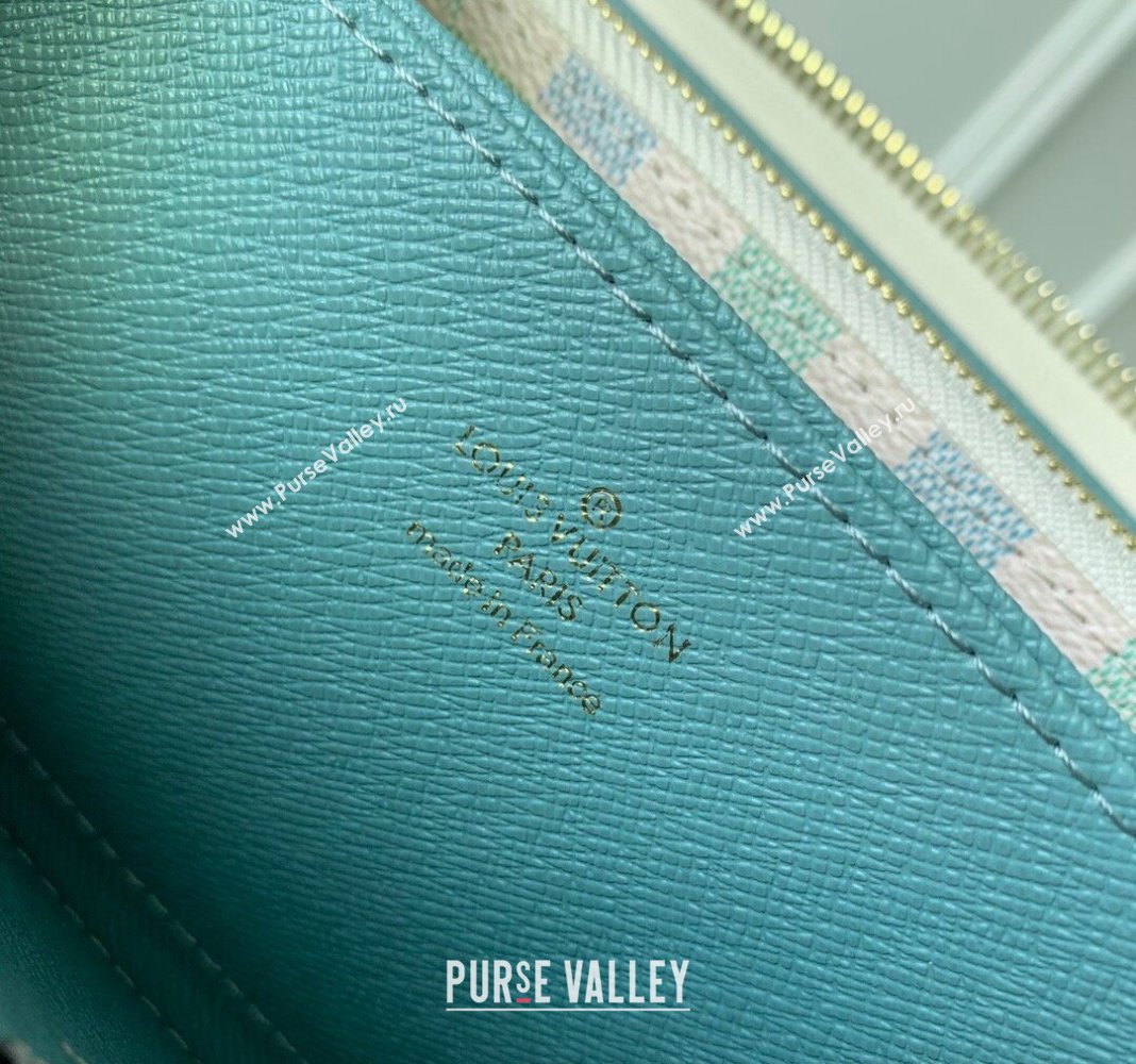 Louis Vuitton Zippy Wallet in Damier Giant Canvas N40748 Pistachio Green 2024 (KI-240412098)