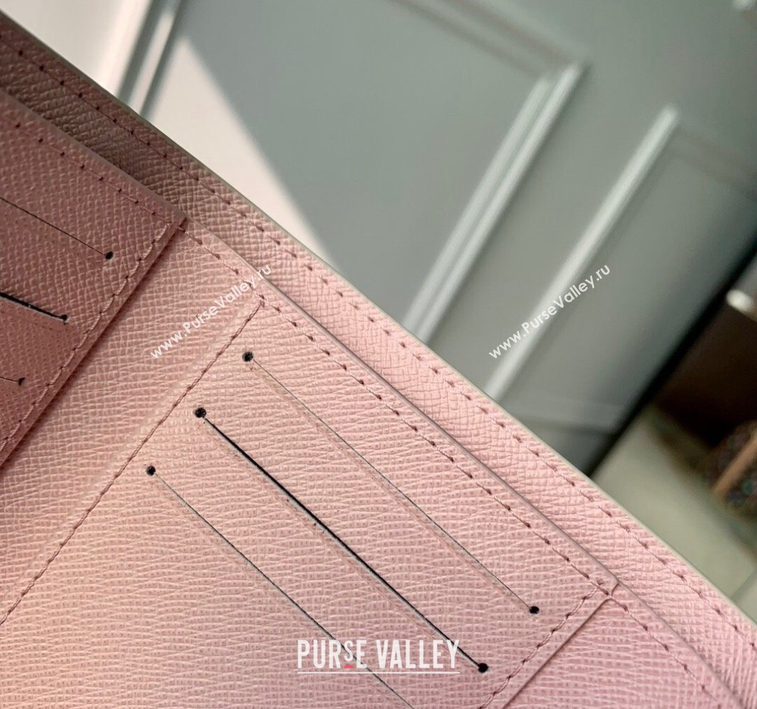 Louis Vuitton Victorine Wallet in Damier Giant Canvas N40638 Peach Pink 2024 (KI-240413001)