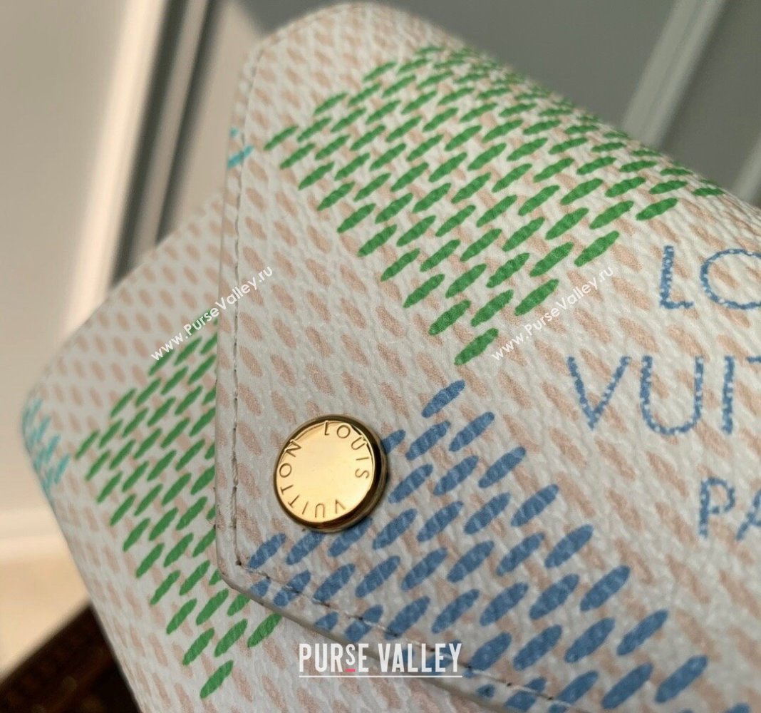 Louis Vuitton Victorine Wallet in Damier Giant Canvas N40750 Pistachio Green 2024 (KI-240413002)