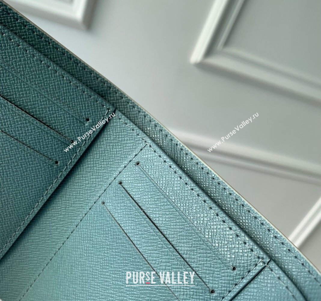 Louis Vuitton Victorine Wallet in Damier Giant Canvas N40750 Pistachio Green 2024 (KI-240413002)