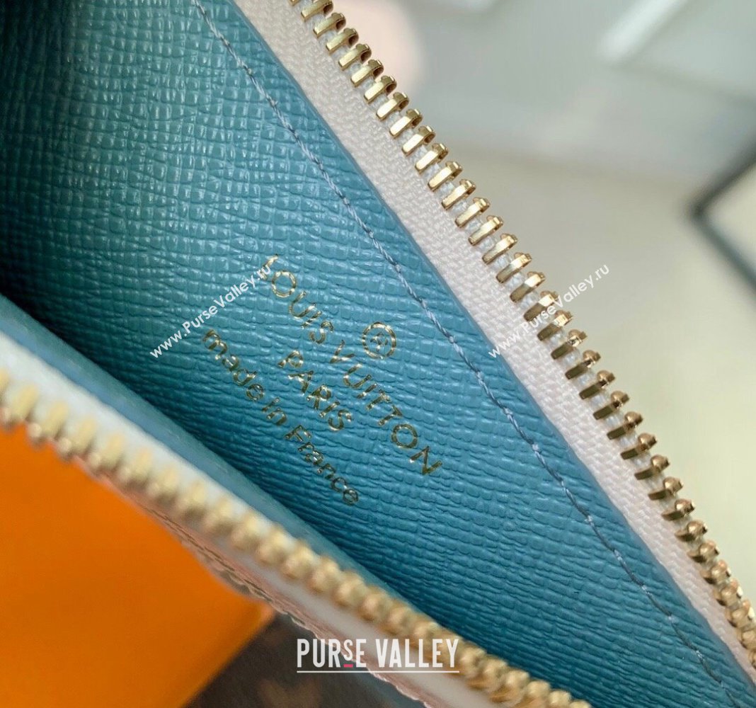 Louis Vuitton Romy Card Holder in Damier Giant Canvas N40639 Pistachio Green 2024 (KI-240413004)