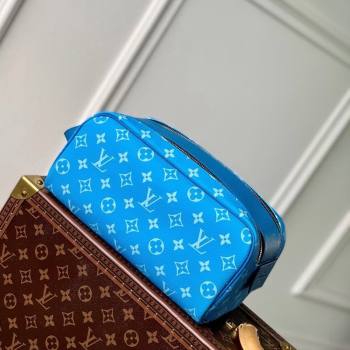 Louis Vuitton Dopp Kit Clutch M31037 Blue 2024 (KI-240413048)