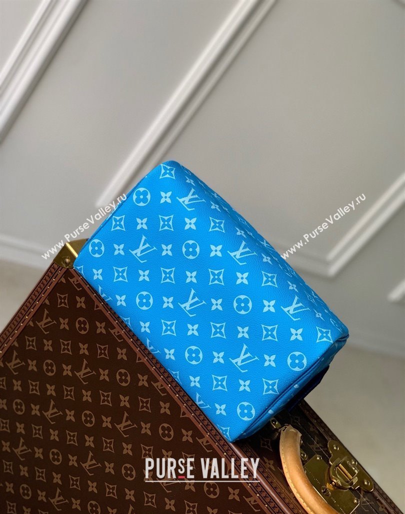 Louis Vuitton Dopp Kit Clutch M31037 Blue 2024 (KI-240413048)