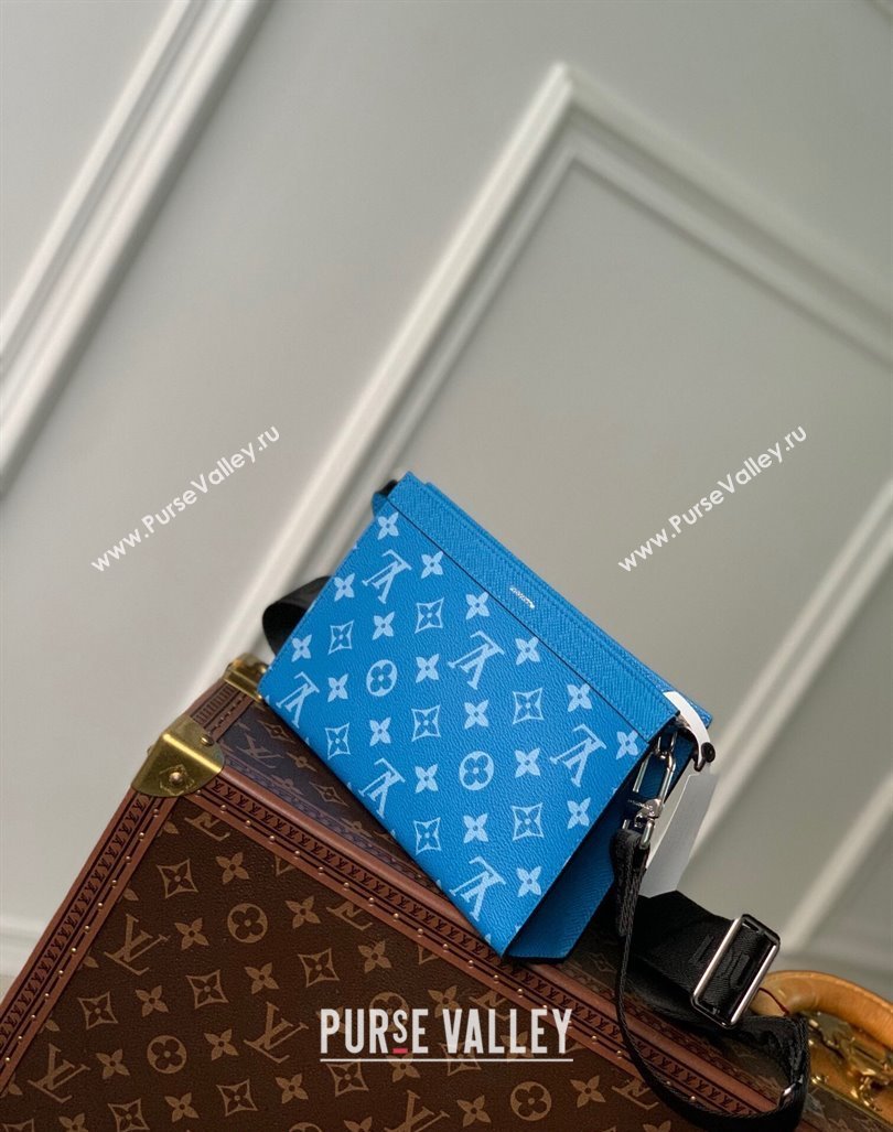 Louis Vuitton Gaston Wearable Wallet Mini bag M83099 Blue 2024 (KI-240413050)