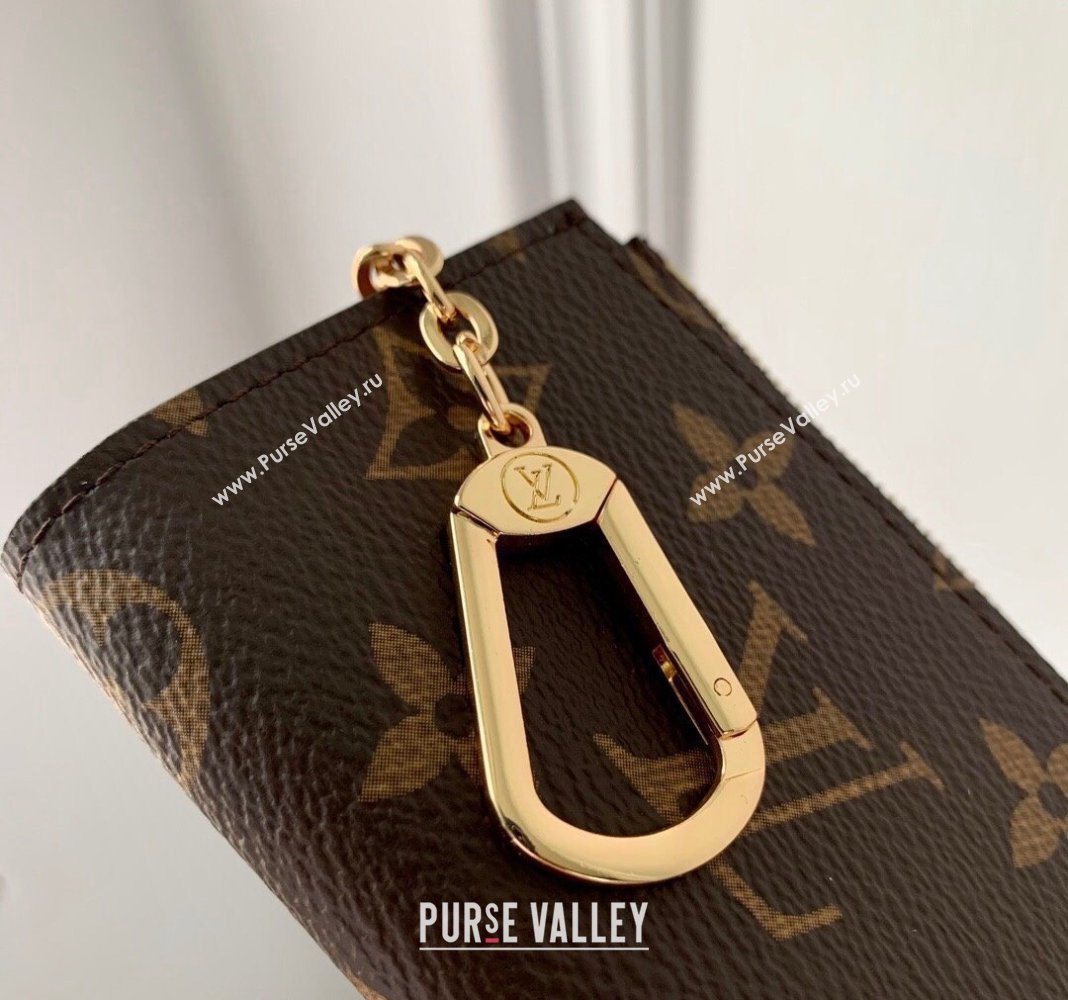 Louis Vuitton Noa Key Holder Pouch in Monogram Canvas M83612 Blue 2024 (KI-240412035)