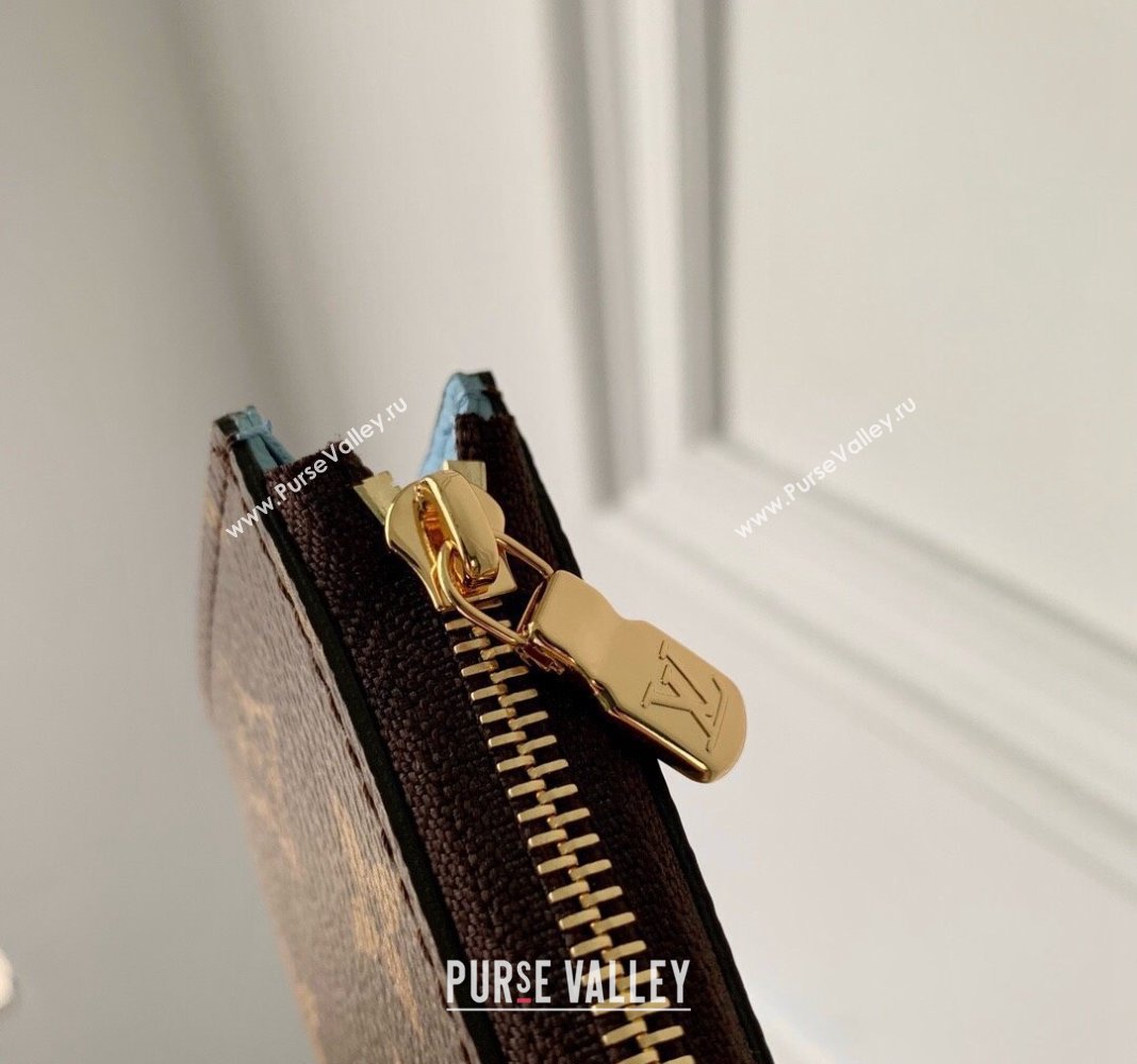 Louis Vuitton Noa Key Holder Pouch in Monogram Canvas M83612 Blue 2024 (KI-240412035)