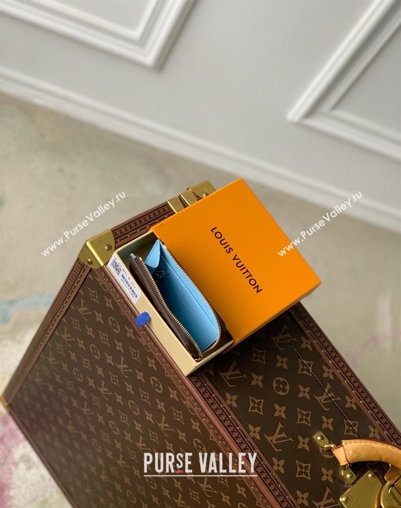 Louis Vuitton Noa Key Holder Pouch in Monogram Canvas M83612 Blue 2024 (KI-240412035)
