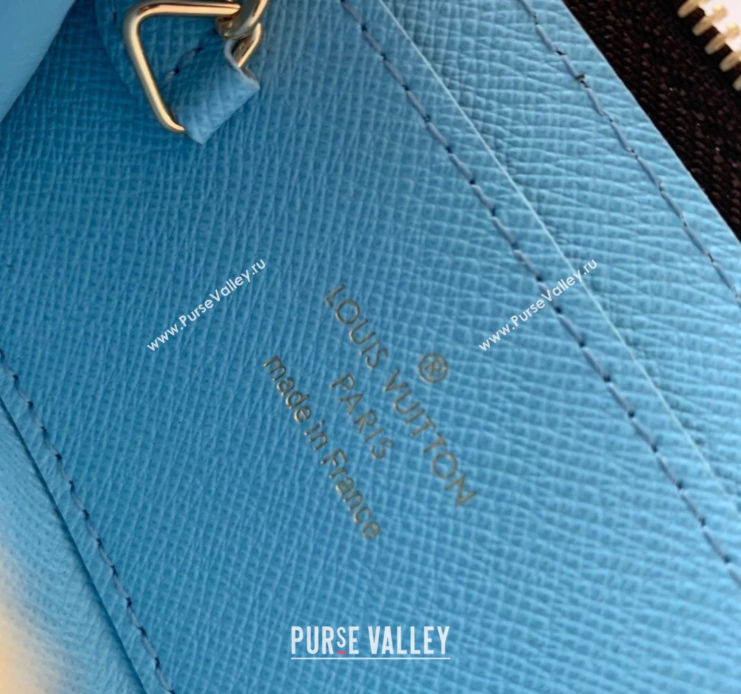 Louis Vuitton Noa Key Holder Pouch in Monogram Canvas M83612 Blue 2024 (KI-240412035)