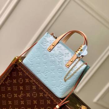 Louis Vuitton Reade PM Tote bag in Monogram Vernis Leather M24144 Blue 2024 (KI-240413055)
