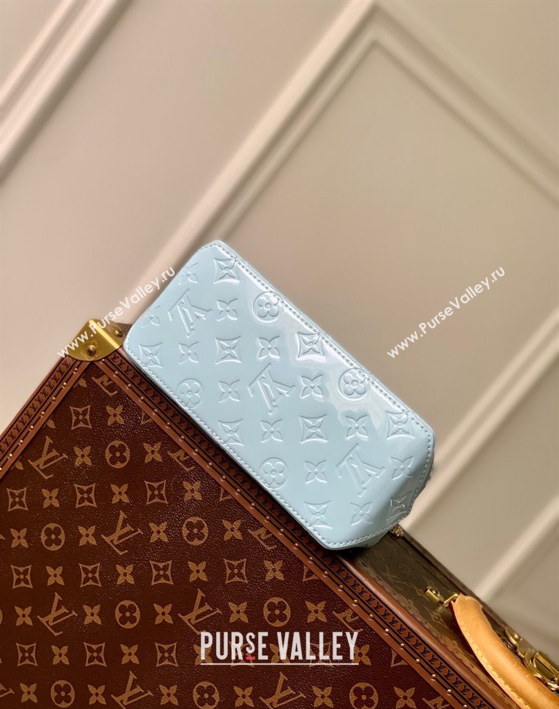 Louis Vuitton Reade PM Tote bag in Monogram Vernis Leather M24144 Blue 2024 (KI-240413055)