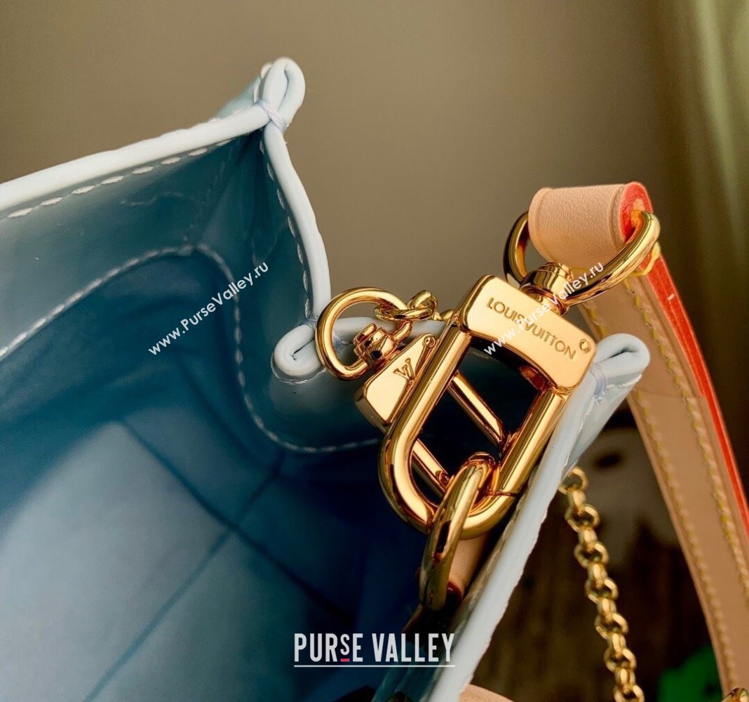 Louis Vuitton Reade PM Tote bag in Monogram Vernis Leather M24144 Blue 2024 (KI-240413055)