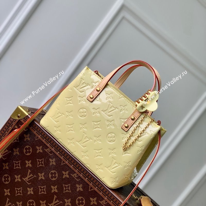 Louis Vuitton Reade PM Tote bag in Monogram Vernis Leather M24144 Yellow 2024 (KI-240413056)