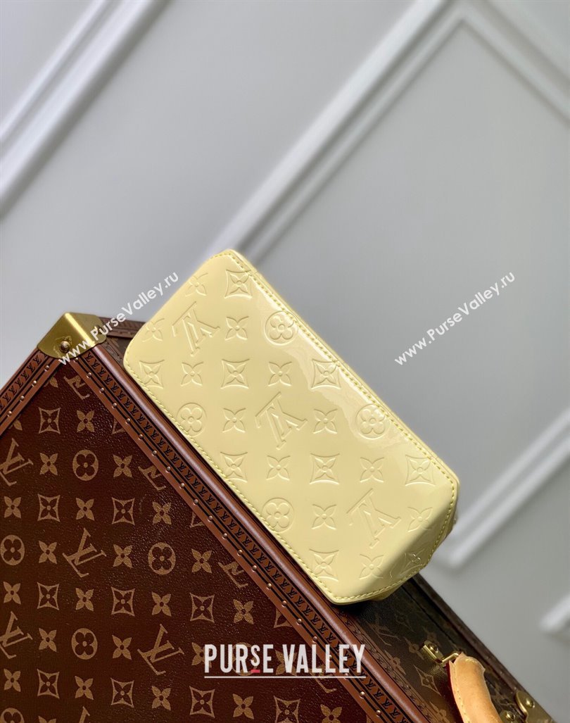 Louis Vuitton Reade PM Tote bag in Monogram Vernis Leather M24144 Yellow 2024 (KI-240413056)