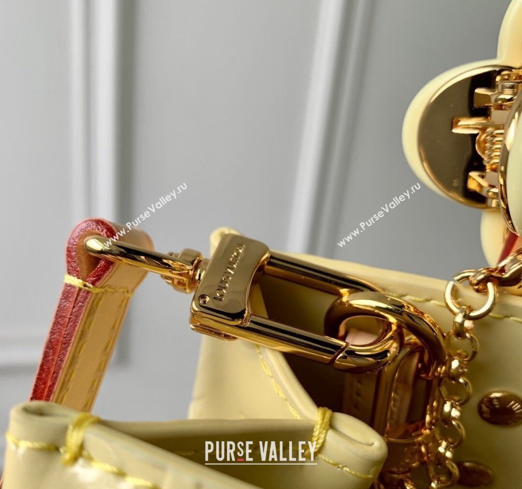 Louis Vuitton Reade PM Tote bag in Monogram Vernis Leather M24144 Yellow 2024 (KI-240413056)