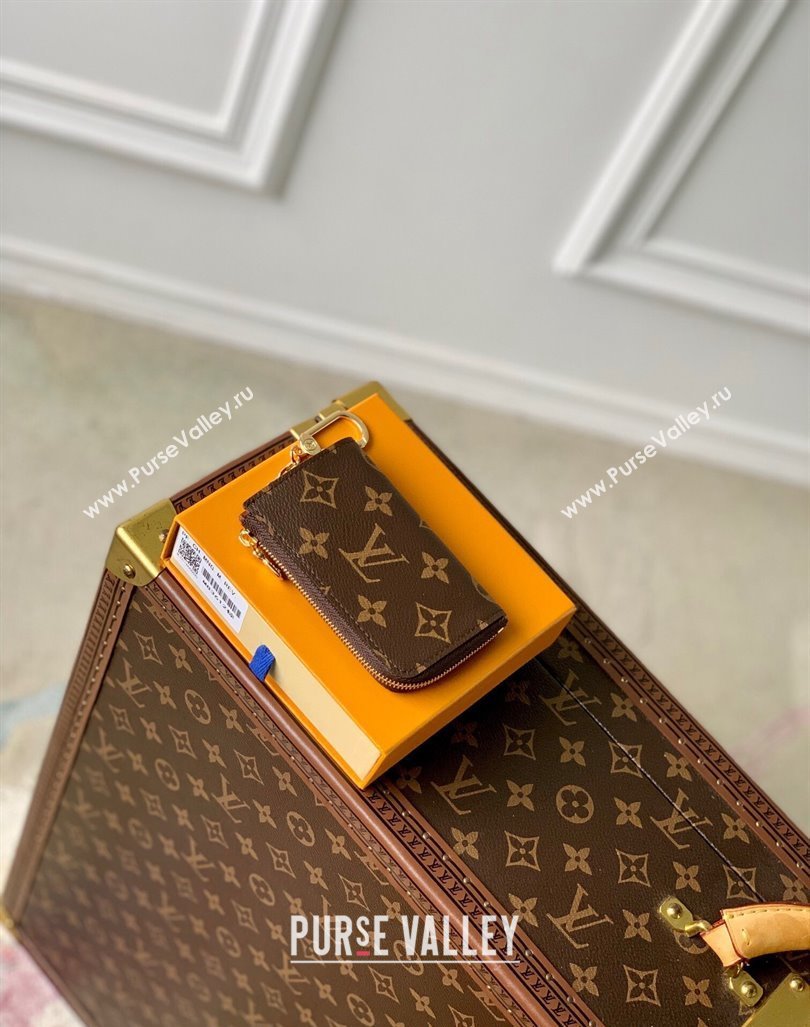 Louis Vuitton Noa Key Holder Pouch in Monogram Canvas M83612 Brown 2024 (KI-240412037)