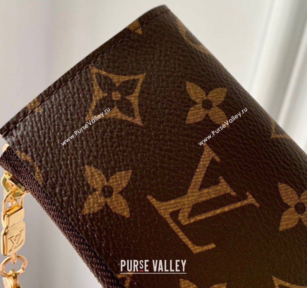 Louis Vuitton Noa Key Holder Pouch in Monogram Canvas M83612 Brown 2024 (KI-240412037)