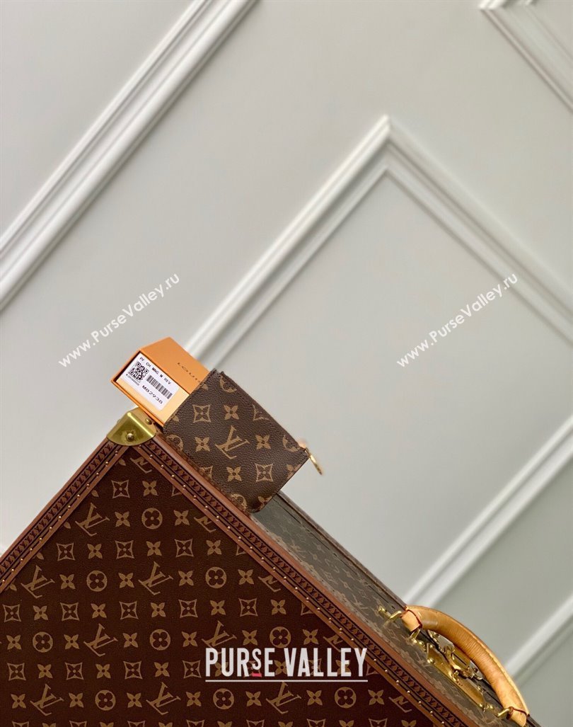Louis Vuitton Romy Card Holder in Monogram Canvas and Leather M82938 Purple 2024 (KI-240412039)