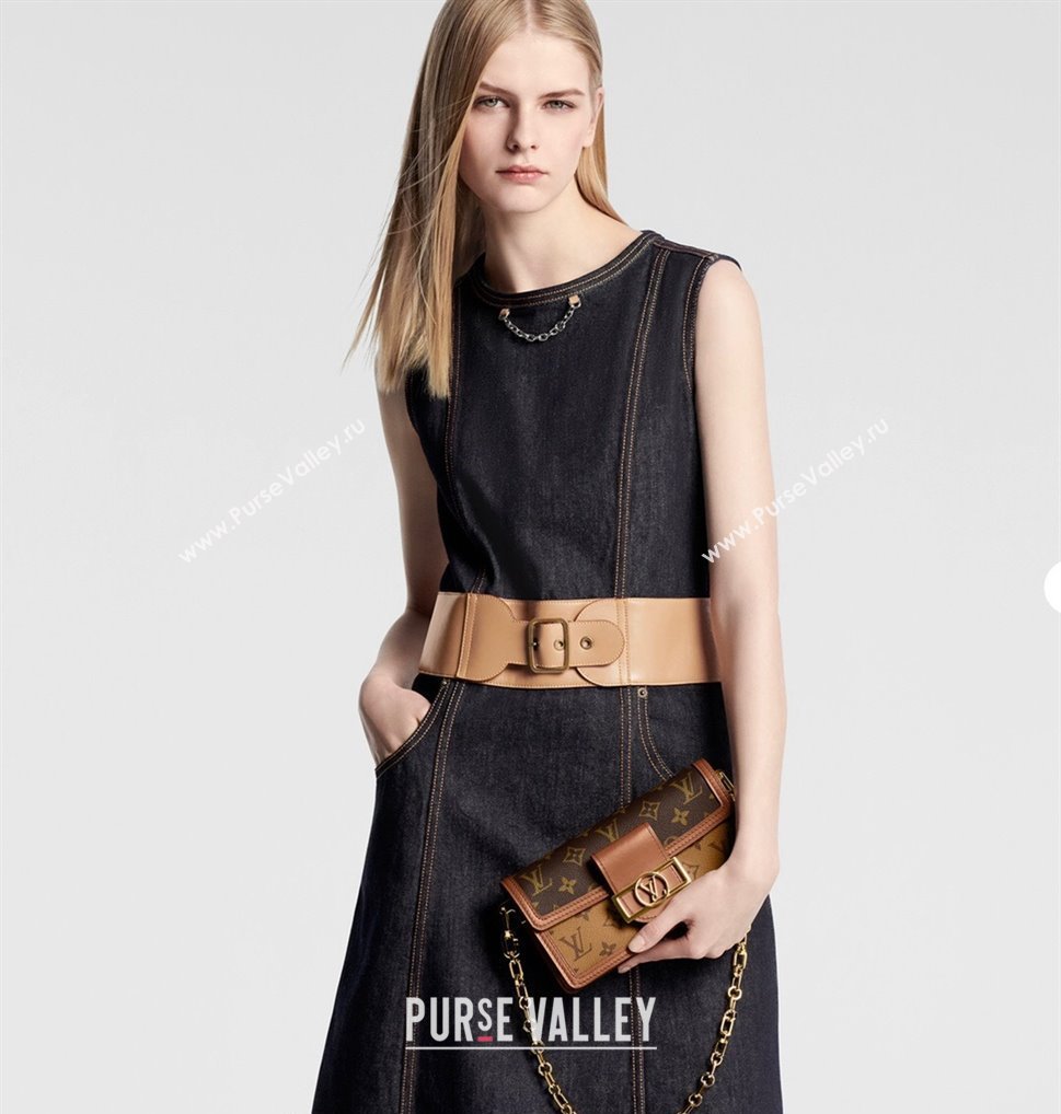 Louis Vuitton Dauphine East West Mini Bag in Monogram Canvas M46757 2024 (KI-240412025)