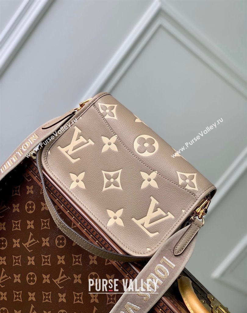 Louis Vuitton Diane Shoulder Bag in Monogram Leather M46583 Grey 2024 (KI-240412043)