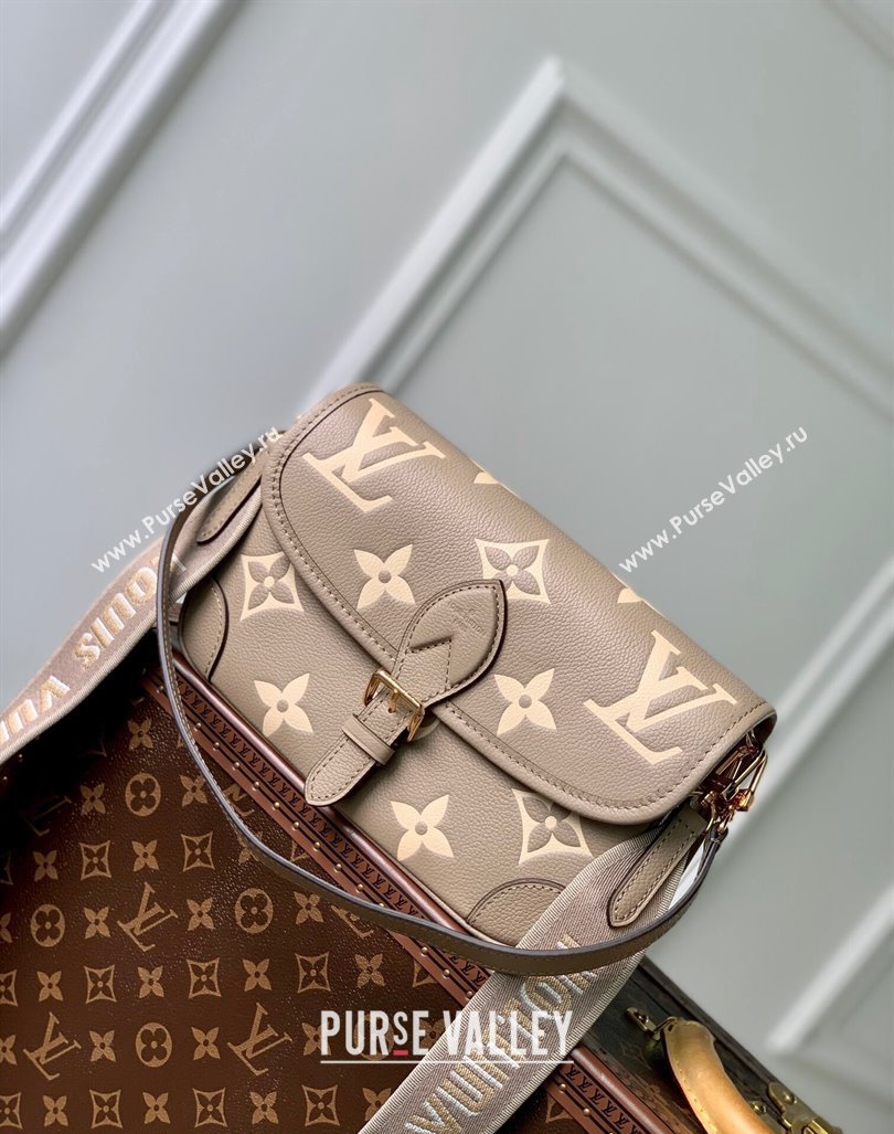 Louis Vuitton Diane Shoulder Bag in Monogram Leather M46583 Grey 2024 (KI-240412043)