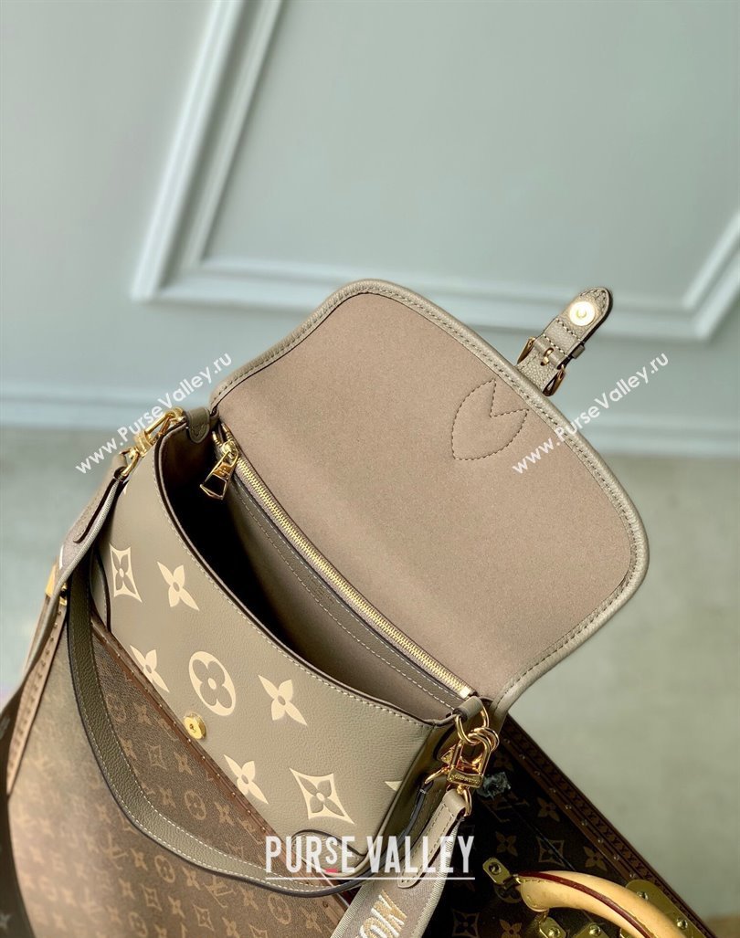 Louis Vuitton Diane Shoulder Bag in Monogram Leather M46583 Grey 2024 (KI-240412043)