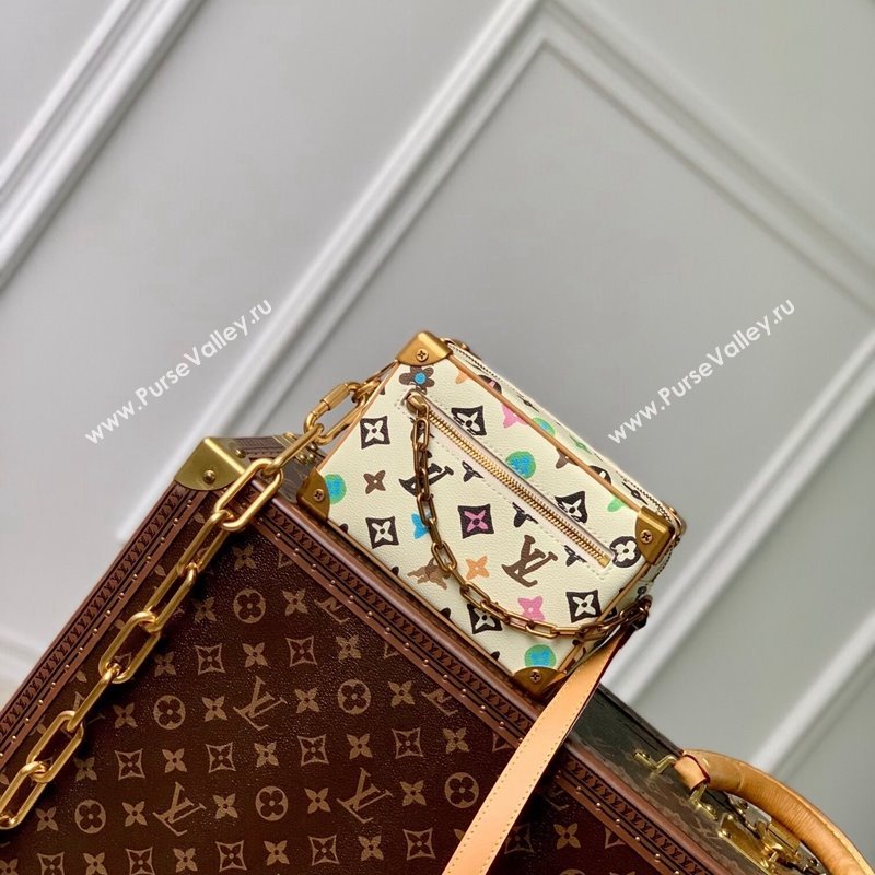 Louis Vuitton Mini Soft Trunk Bag in Monogram Craggy Canvas M25132 Vanilla White 2024 (KI-240412047)