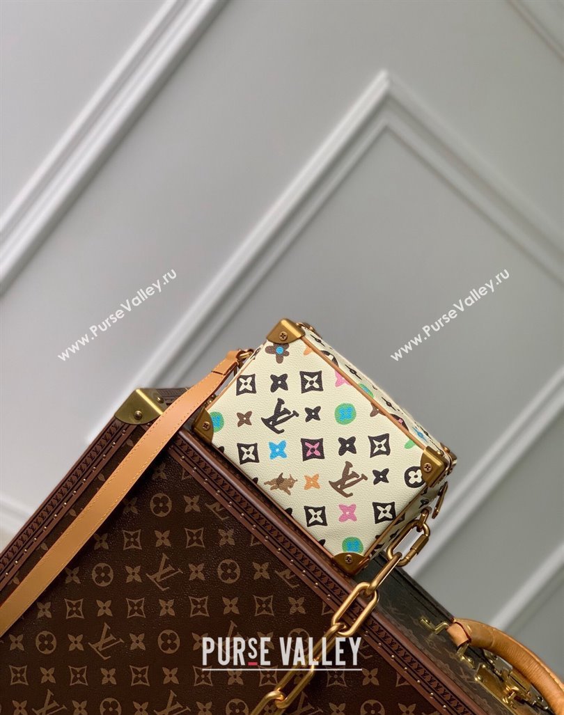 Louis Vuitton Mini Soft Trunk Bag in Monogram Craggy Canvas M25132 Vanilla White 2024 (KI-240412047)