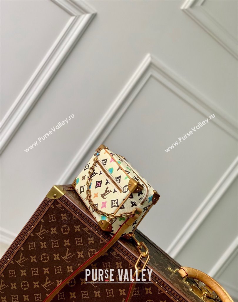 Louis Vuitton Mini Soft Trunk Bag in Monogram Craggy Canvas M25132 Vanilla White 2024 (KI-240412047)