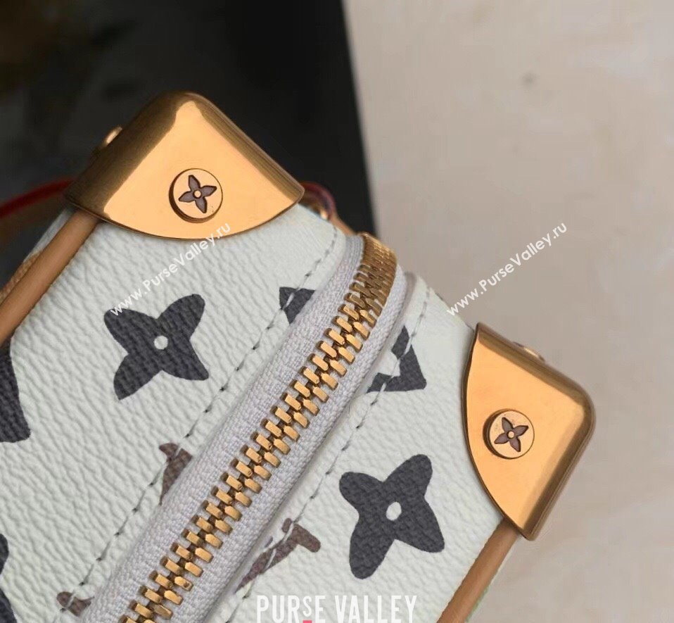 Louis Vuitton Mini Soft Trunk Bag in Monogram Craggy Canvas M25132 Vanilla White 2024 (KI-240412047)
