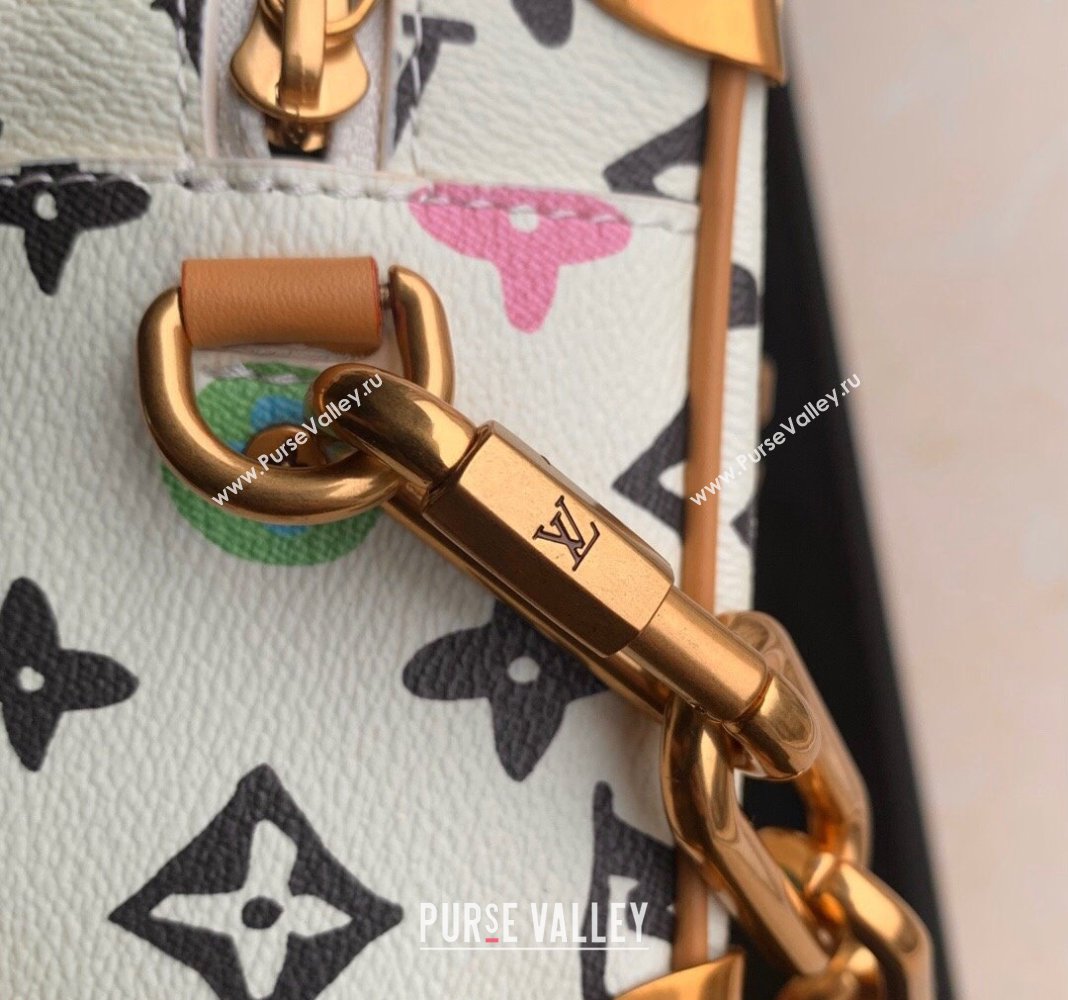 Louis Vuitton Mini Soft Trunk Bag in Monogram Craggy Canvas M25132 Vanilla White 2024 (KI-240412047)