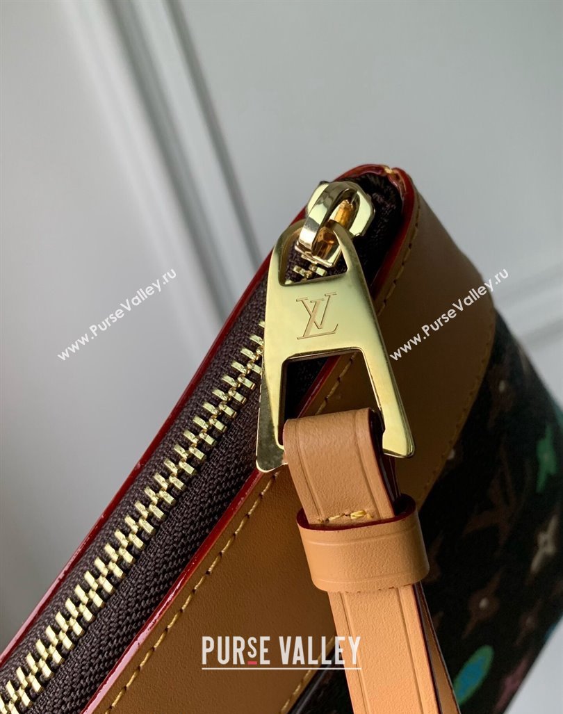 Louis Vuitton Pochette Voyage Souple Pouch in Monogram Craggy Canvas M83568 Chocolate Brown 2024 (KI-240412048)