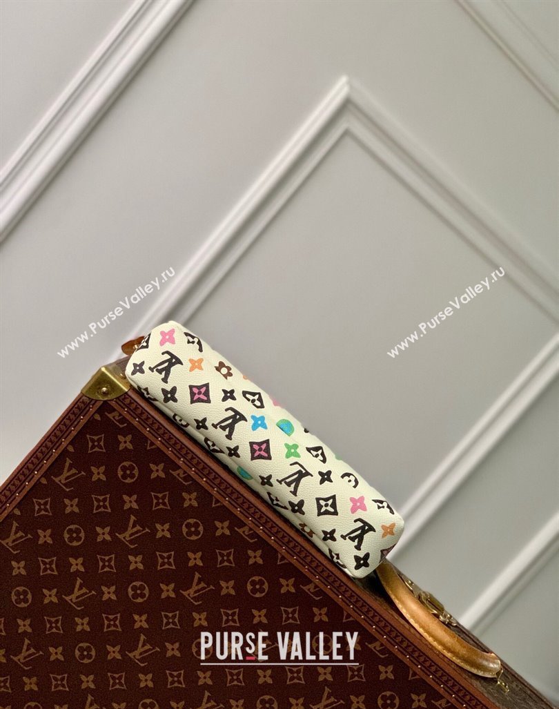 Louis Vuitton Pochette Voyage Souple Pouch in Monogram Craggy Canvas M83568 Vanilla White 2024 (KI-240412049)