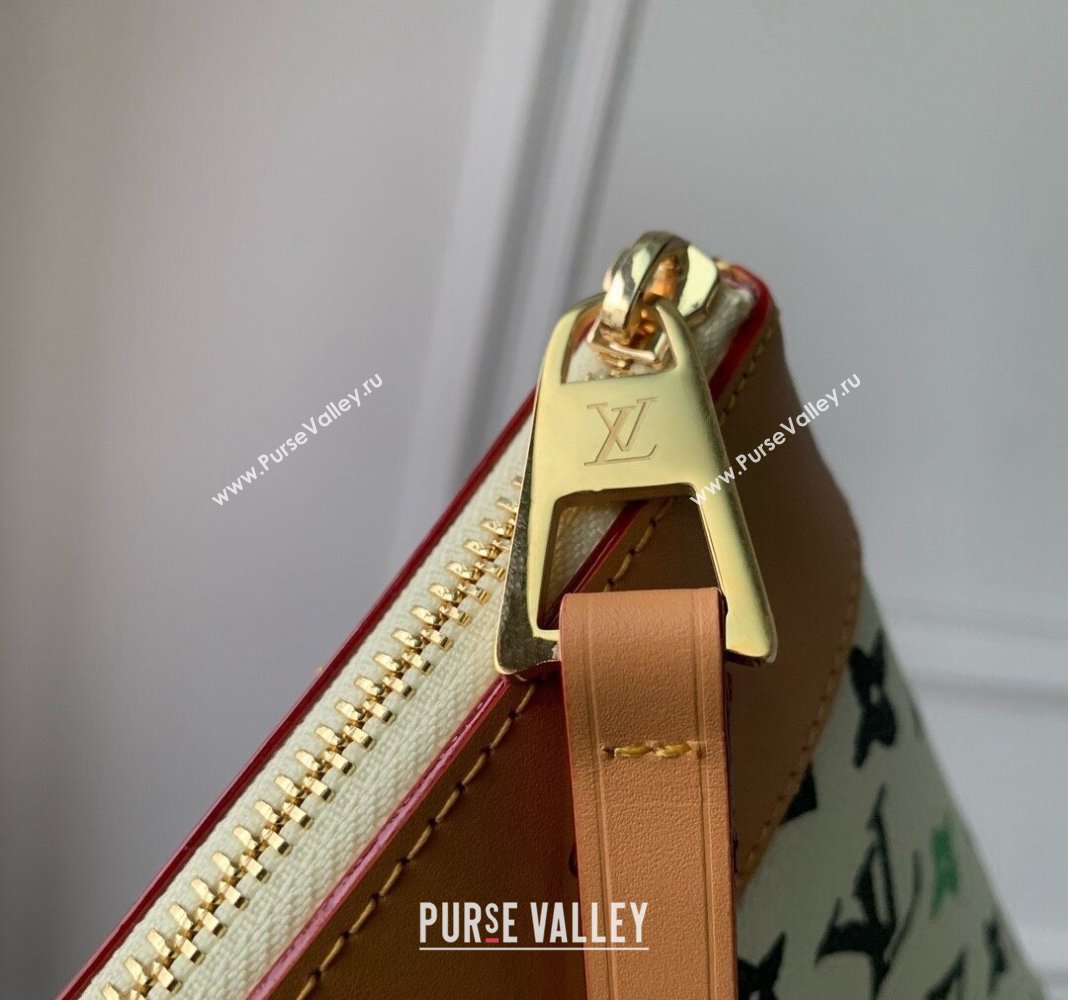 Louis Vuitton Pochette Voyage Souple Pouch in Monogram Craggy Canvas M83568 Vanilla White 2024 (KI-240412049)