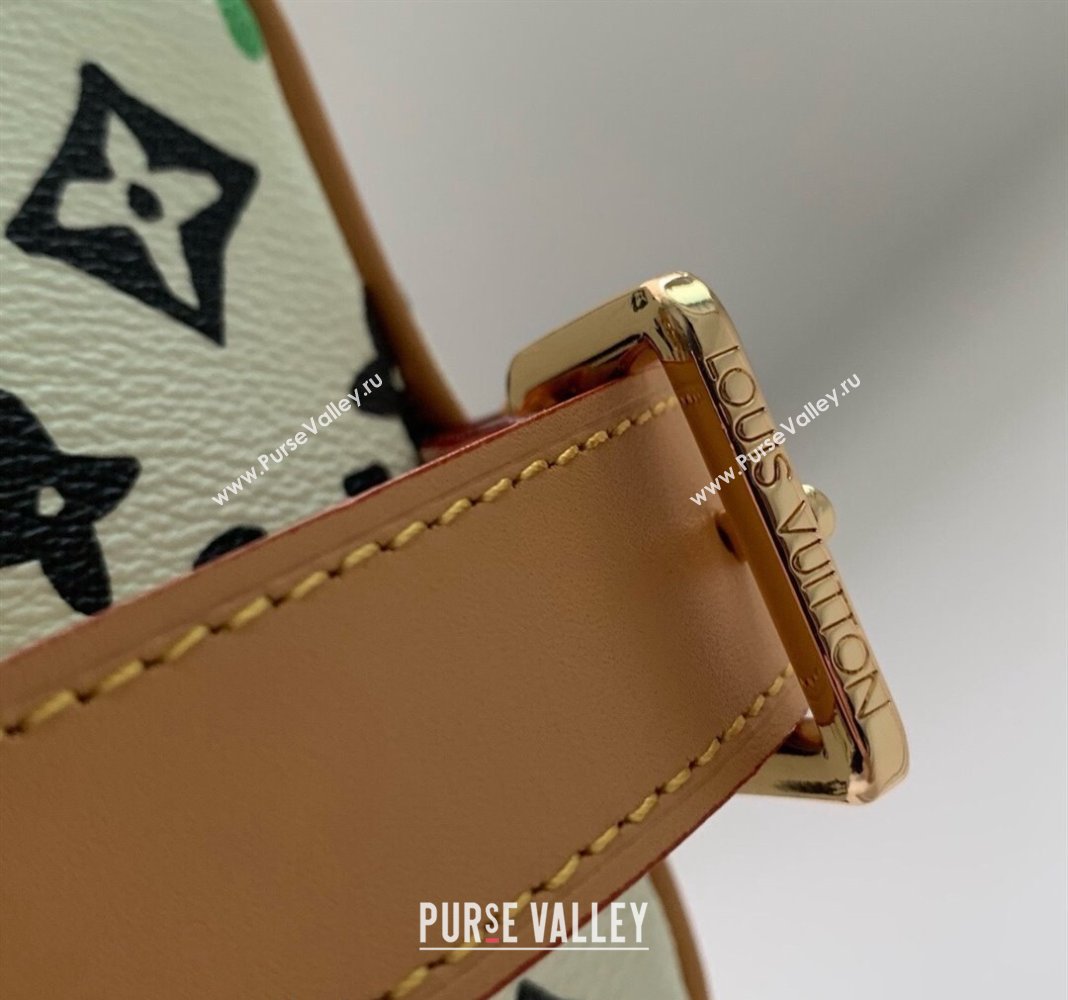 Louis Vuitton Locker Dopp Kit Bag in Monogram Craggy Canvas M47069 Vanilla White 2024 (KI-240412050)