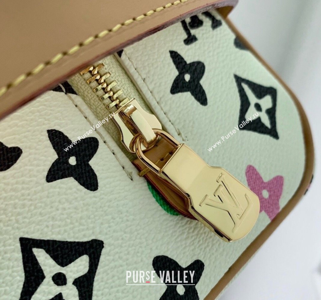 Louis Vuitton Locker Dopp Kit Bag in Monogram Craggy Canvas M47069 Vanilla White 2024 (KI-240412050)