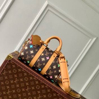 Louis Vuitton Keepall Bandouliere 25 Bag in Monogram Craggy Canvas M24849 Chocolate Brown 2024 (KI-240412051)