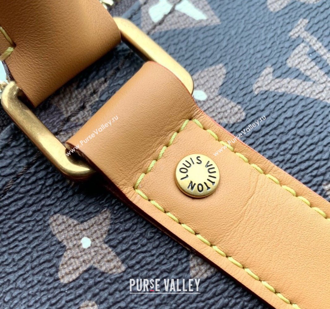 Louis Vuitton Keepall Bandouliere 25 Bag in Monogram Craggy Canvas M24849 Chocolate Brown 2024 (KI-240412051)